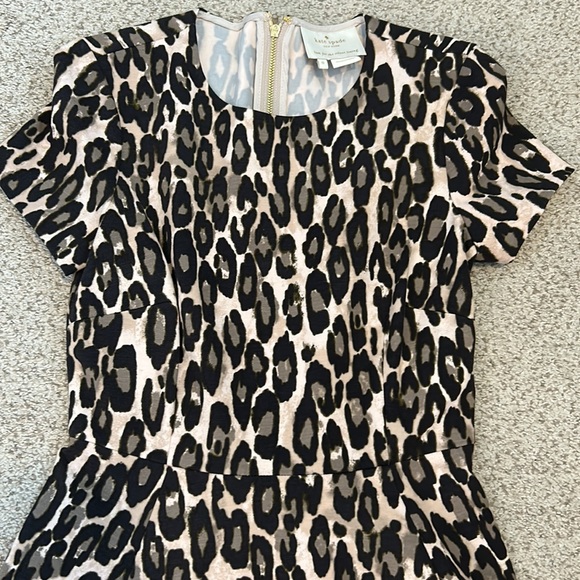 Kate Spade Animal Print Fit & Flare Dress, 0. - Picture 5 of 14